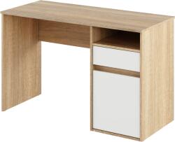 Mobikon Birou DTD stejar sonoma alb Bili 120x53x75.5 cm (0000394850)