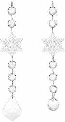 Decorer Set 2 ornamente din plastic transparent model Fulg 5x26 cm (A54.42.58deco)