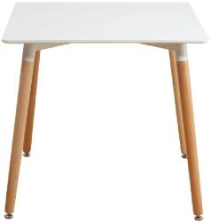 Mobikon Masa dining MDF alb lemn fag Didier 70x70x74 cm (0000394037)