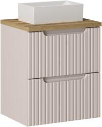 Comad Set dulap Comad Nova Cashmere NOVACASHMERE 82-50-2S, lavoar Comad Gaja UN-GAJA35-SW 78570A(35), NOVA OAK A 89-50 (SETNOCBOAK50CMSUNGAJA35WH)