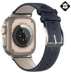 Dux Ducis Apple Watch Series 9 41mm ys pótszíj (egyedi méret, valódi bőr, állítható) sötétkék (GP-149593)