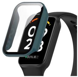 Gigapack Xiaomi Smart Band 8 Active műanyag keret (ütésállóság + kijelzővédő üveg) sötétzöld (GP-150348)