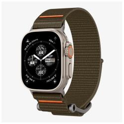 Spigen Apple Watch Series 3 42mm durapro flex pótszíj (egyedi méret, textil, állítható) barna/narancssárga (AMP05982)