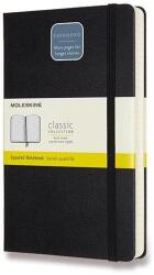 Moleskine L expanded, kemény kötés, kockás, fekete (QP061EXP)