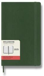 Moleskine 2025 L napi, puha borító, zöld (DSK1512DC3Y25)