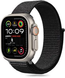 Tech-Protect NYLON APPLE WATCH 6 / 7 / 8 / 9 / 10 / SE (40 / 41 / 42 MM) FEKETE szíj