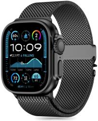 Tech-Protect MILANO APPLE WATCH 6 / 7 / 8 / 9 / 10 / SE / ULTRA 1 / 2 (44 / 45 / 46 / 49 MM) FEKETE szíj
