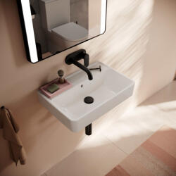 Hansgrohe Xanuia Q kerámia mosdó 65x48 cm túlfolyóval és csapfurat nélkül, fehér 60245450 (60245450)