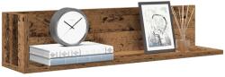 vidaXL 2 db antik fa színű szerelt fa fali polc 75 x 16, 5 x 16, 5 cm (860038)