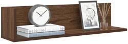 vidaXL 2 db barna tölgy színű szerelt fa fali polc 75 x 16, 5 x 16, 5 cm (860037)