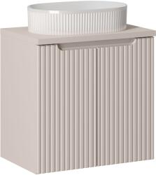 Comad Készlet szekrény Comad Nova Cashmere NOVA CASHMERE 82-60-2D, mosdótál Comad Beyond BEYOND 5 WHITE ( E-6564 ), NOVA CASHMERE 89-60 (SETNOCBCASHMERE60CMDUNBEYOND5W)