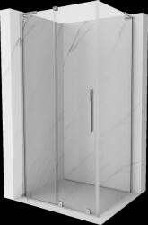 Mexen Velar L, zuhanykabin tolóajtóval 120 x 100 cm, 8mm átlátszó üveg, króm, 871-120-100-03-01 (871-120-100-03-01)
