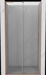Mexen Velar L, tolózuhanyajtó nyitáshoz 120 cm, 8mm átlátszó üveg, rézmatt, 871-120-003-01-65 (871-120-003-01-65)