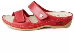 Batz Papuci dama, Batz, FC06-Rosu, casual, piele naturala, ortopedici, cu platforma, rosu (Marime: 40)