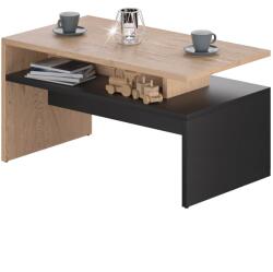 CASARIA SACRAMENTO dohányzóasztal, 95x55x50cm, barna/szürke Casaria