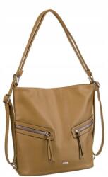  Rovicky Női VÁLLTÁSKA/ HÁTIZSÁKKÁ ALAKITHATÓ -R-073-01-0409 BEIGE- (5903051240409)