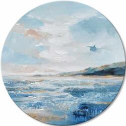  Kerek festett festmény A béke mélységei | different dimensions