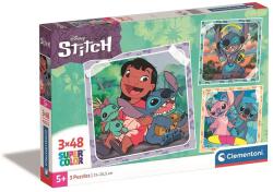 Clementoni Disney Lilo és Stitch, A csillagkutya Music 3x48 db-os puzzle Clementoni (CMC25321)