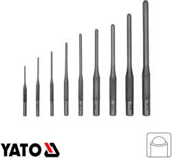 TOYA YT-47123 gömbfejű csapszegkiütő készlet CrV, 9 részes (YT-47123)
