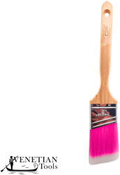 Venetion Tools Venetian Tools 309413 Pink Neon ferdén vágott ecset, hosszú fa nyél - 1, 5" (38 mm) (309413)