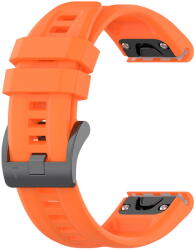 Techsuit Curea pentru Garmin Fenix 3/3 HR/5X/5X Plus/6X/6X Pro/7X/7X Pro Solar - Techsuit Watchband QuickFit 26mm (W060) - Orange (KF2334851) - pcone