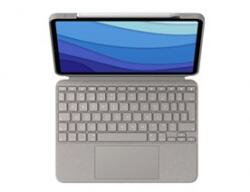 Logitech Combo Touch - 12, 9" iPad Pro 5. gen. homokszínű - UK (920-010222) - bluechip