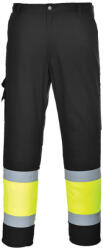 Portwest L049 Hi-Vis könnyű, kéttónusú Combat nadrág Sárga/Fekete - L (L049YBRL)