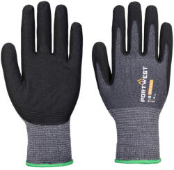 Portwest AP12 SG Grip15 Eco nitril kesztyű ( 12 pár ) Szürke / Fekete - S (AP12G8RS)