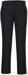 Portwest S232 Női Stretch Slim Chino nadrág Fekete - 38 (S232BKS38)