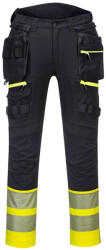Portwest DX445 DX4 Hi-Vis levehető holster zsebes Class 1 nadrág Sárga/Fekete - 30 (DX445YBR30)