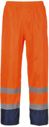 Portwest H444 Hi-Vis Classic Contrast esőnadrág Narancs/Navy - S (H444ONRS)