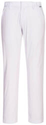 Portwest S232 Női Stretch Slim Chino nadrág Fehér - 38 (S232WHR38)