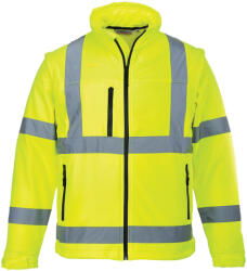 Portwest S428 Jól láthatósági Softshell dzseki (3L) Sárga - XXL (S428YERXXL)