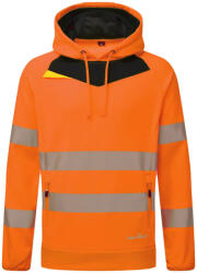 Portwest DX483 DX4 Hi-Vis kapucnis pulóver Narancs/Fekete - XL (DX483OBRXL)