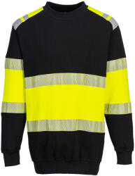 Portwest FR716 PW3 FR lángálló Class 1 pulóver Sárga/Fekete - XXL (FR716YBRXXL)