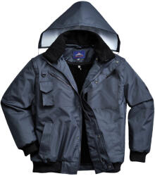 Portwest F465 4 az 1-ben Bomber dzseki Navy - S (F465NARS)