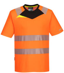 Portwest DX413 DX4 Hi-Vis póló S/S Narancs/Fekete - XXL (DX413OBRXXL)