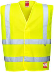 Portwest FR71 Lángálló, antisztatikus, jól láthatósági mellény Sárga - L/XL (FR71YERL/XL)
