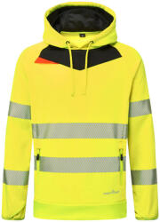 Portwest DX483 DX4 Hi-Vis kapucnis pulóver Sárga/Fekete - 3XL (DX483YBRXXXL)
