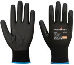 Portwest A355 NPR15 Nitril habos érintőképernyős kesztyű (12 pár) Fekete - S (A355K8RS)