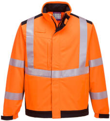 Portwest MV72 Modaflame Multi Norm Arc Softshell kabát Narancs/Navy - M (MV72ONRM)