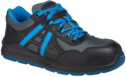 Portwest FT60 Compositelite Mersey Trainer S1P Fekete / Kék - 38 (FT60BKB38)