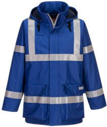 Portwest S785 Bizflame Rain antisztatikus lángálló esőkabát Royal kék - XL (S785RBRXL)