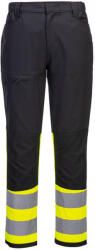 Portwest CD888 WX2 Eco Hi-Vis 1. osztályú Eco Hi-Vis szerviznadrág Sárga/Fekete - 42 (CD888YBR42)