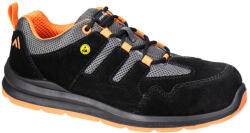 Portwest FE07 Composite félcipő S1 ESD SR FO Fekete/Narancs - 47 (FE07BKO47)