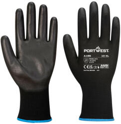 Portwest A195 Kesztyű érintőképernyős eszközökhöz - PU Fekete - XXL (A195K8RXXL)