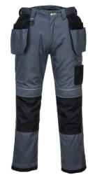 Portwest PW305 PW3 Stretch Holster Work nadrág Szürke/Fekete - 38 (PW305ZBR38)
