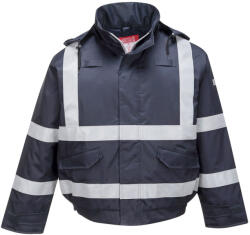 Portwest S783 Bizflame Rain FR Multi Protection bomber kabát Navy - 6XL (S783NAR6XL)