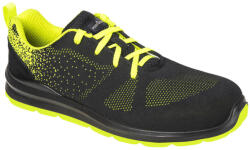 Portwest FT25 Steelite Aire Trainer S1P Fekete / Zöld - 42 (FT25BGN42)