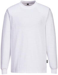 Portwest AS22 Antisztatikus ESD hosszú ujjú póló Fehér - XL (AS22WHRXL)